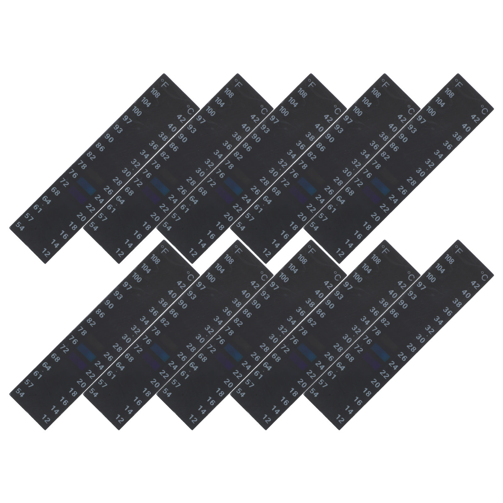 Temperature Strip Thermometer - 10Pcs Adhesive Liquid Crystal Brewing Temperature