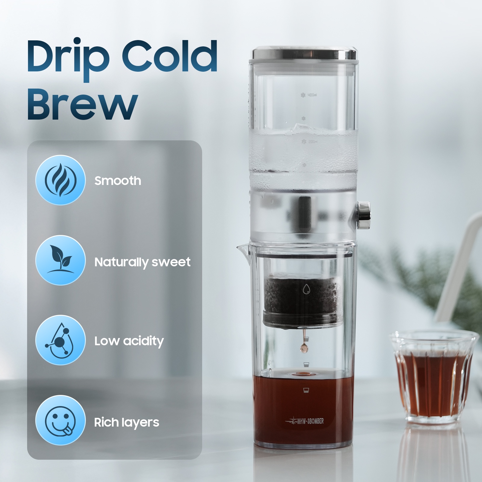 MHW-3BOMBER Iced Coffee Maker  – Coffee Equipment For Camping Bewertung und Preis