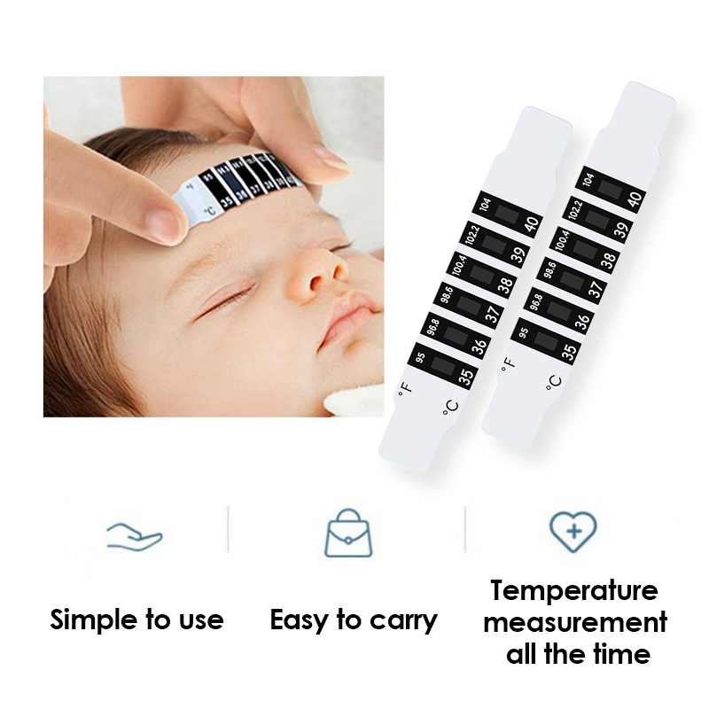 5pcs Child Forehead Temperatur – Temperature Strip Thermometer Bewertung und Preis