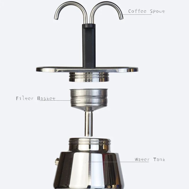 200ML Mini Moka Pot Double Tub – Coffee Equipment Set Bewertung und Preis