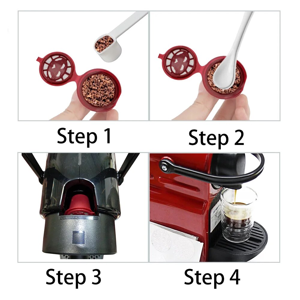 4 Pieces Reusable Coffee Capsu – Coffee Equipment Set Bewertung und Preis
