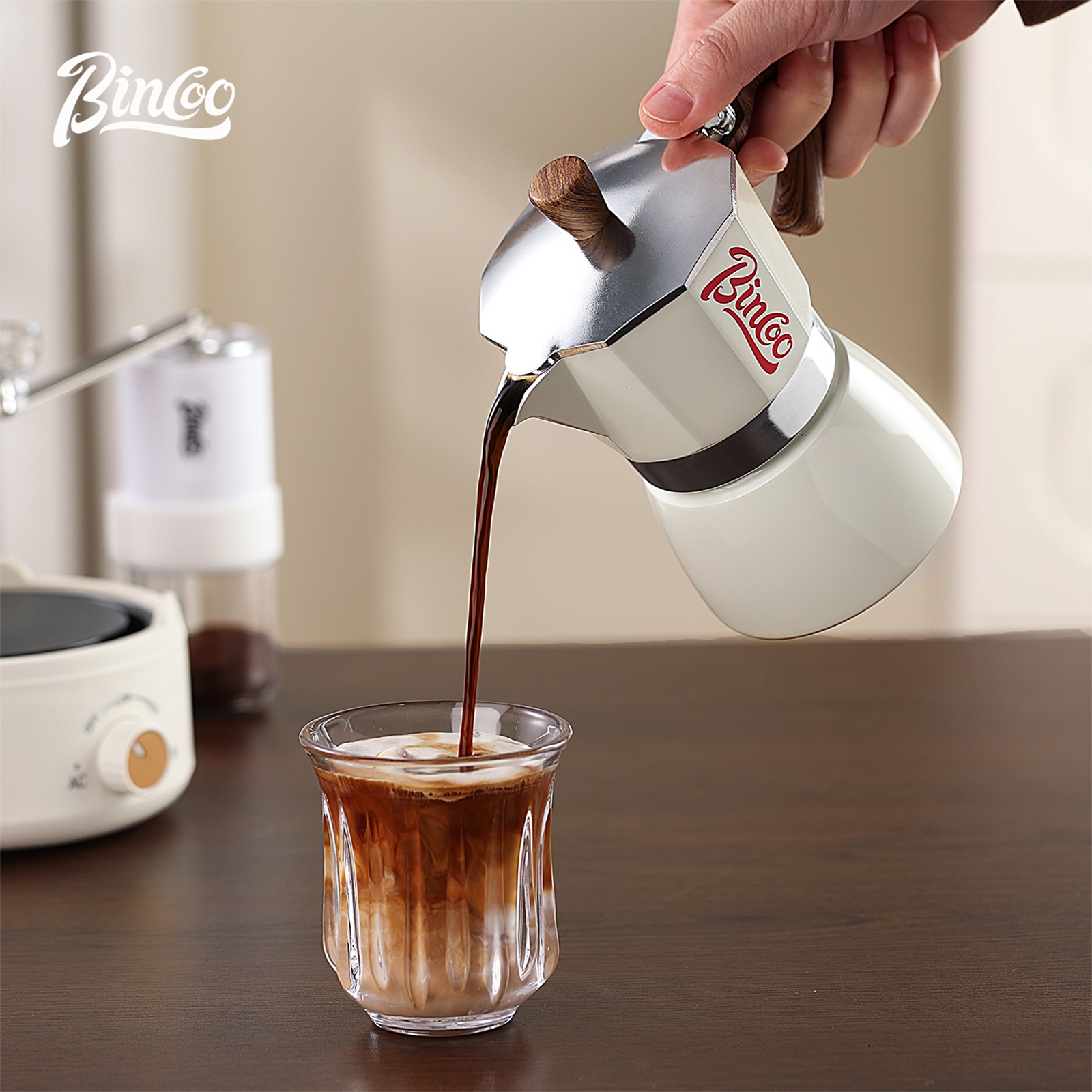 Bincoo Moka Pot and Electric S – Coffee Equipment Set Bewertung und Preis