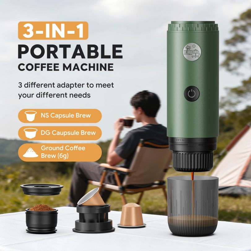 Portable Espresso Machine 3-in – Coffee Equipment For Camping Bewertung und Preis