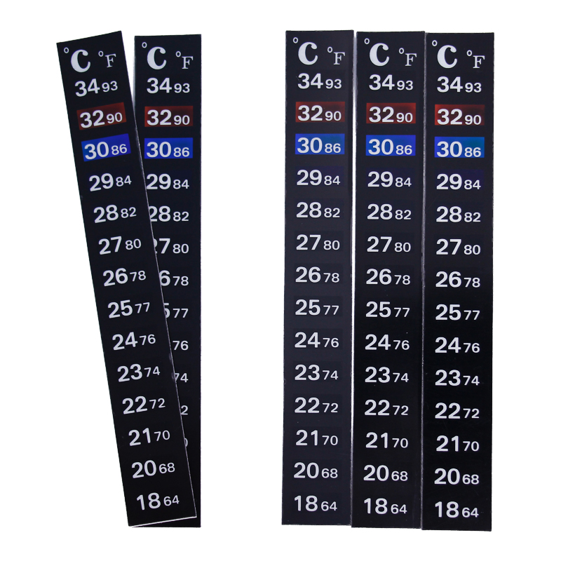 1/2/3/5pcs/lot Change color Th – Temperature Strip Thermometer Bewertung und Preis