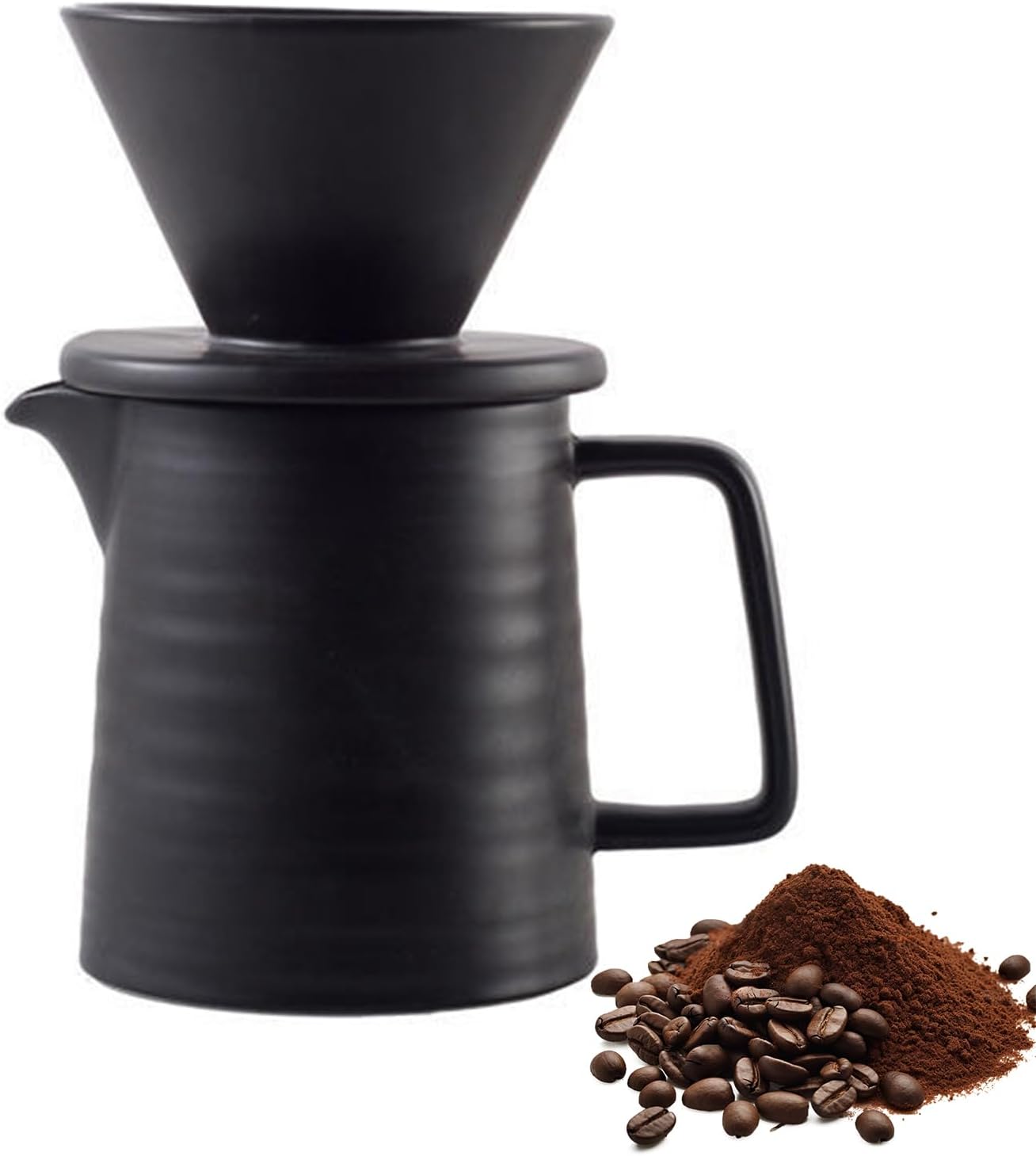2-piece Porcelain Hand-pour Co – Coffee Equipment Set Bewertung und Preis