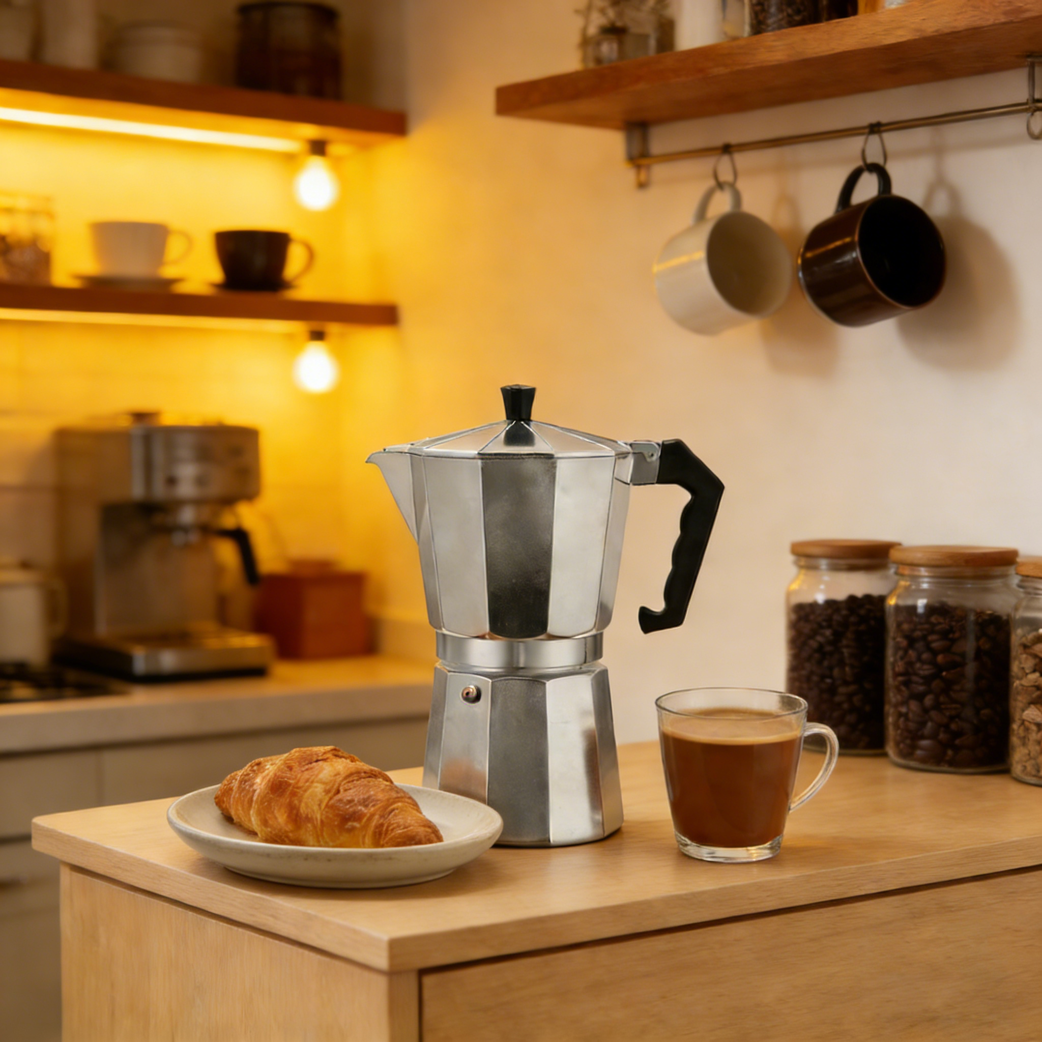 Moka Pot Aluminum Octagonal It – Coffee Equipment For Camping Bewertung und Preis