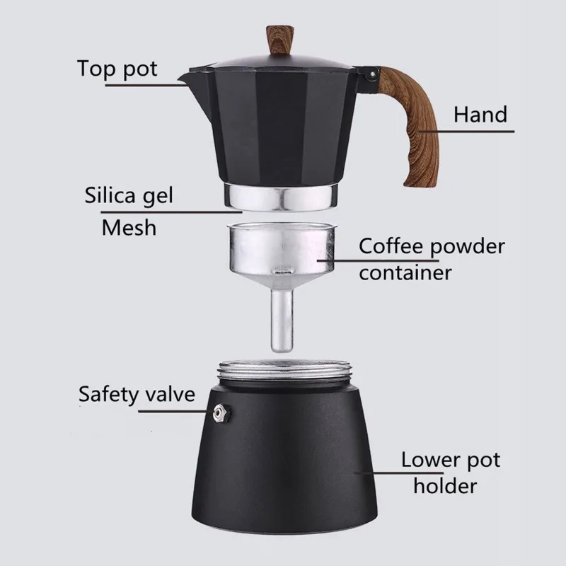 JUSTINLAU Coffee Moka Pot 150m – Coffee Equipment Set Bewertung und Preis