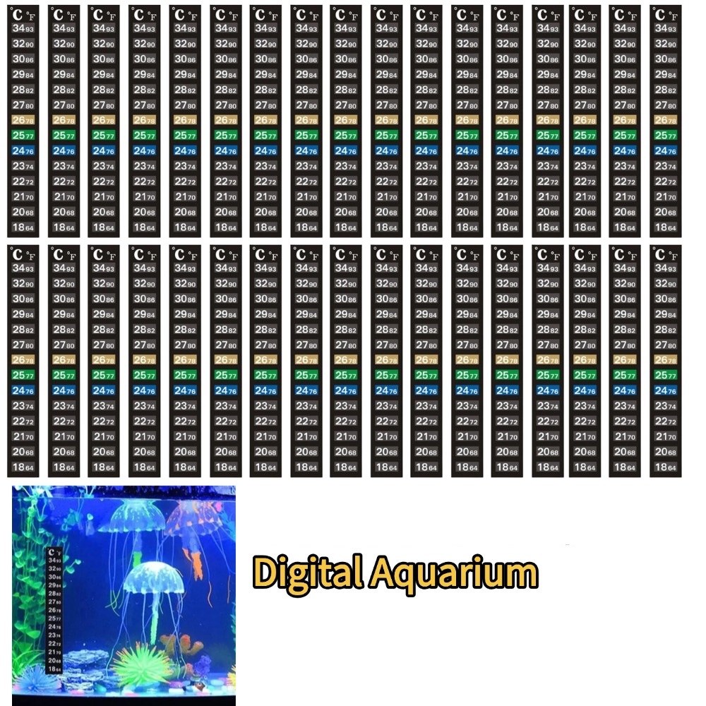 1/5pcs Digital Aquarium Home S – Temperature Strip Thermometer Bewertung und Preis