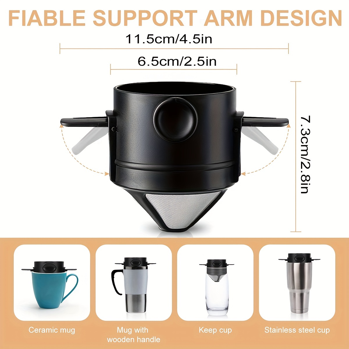 Coffee Filter Cup Portable Reu – Coffee Equipment For Camping Bewertung und Preis